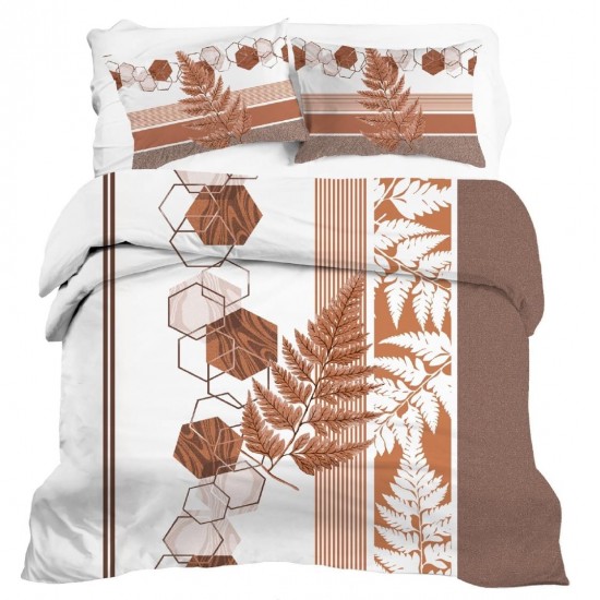 Bella Casa, Double Bedsheet Set with 2 Pillow Covers 100% Cotton -Jordan Bella Casa, Double Bedsheet Set with 2 Pillow Covers 100% Cotton -Jordan