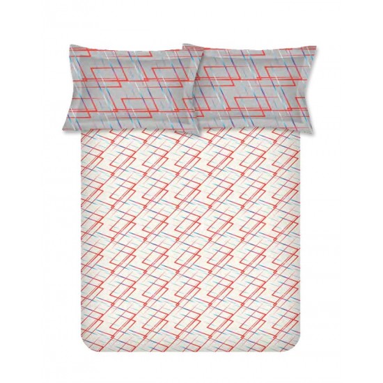 Raymond Home Mystique 110 TC Double Bedsheet with 2 Pillow Covers