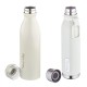 Nouvetta Double Wall Bottle - White 750 ml Bottle (Pack of 2, White, Steel) Nouvetta Double Wall Bottle - White 750 ml Bottle (Pack of 2, White, Steel)