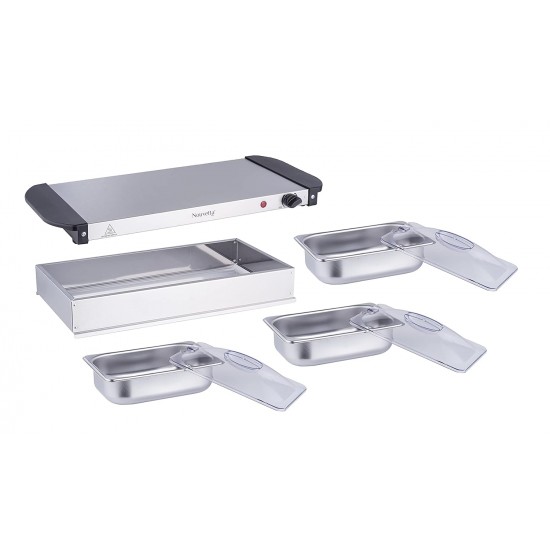 Nouvetta - Buffet Food Warmer | 300W | 3 Container | 3 x 1.5L Nouvetta - Buffet Food Warmer | 300W | 3 Container | 3 x 1.5L
