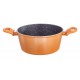 Nouvetta Flame Guard Forged Casserole with Lid(22 cm) and 3.5mm Thickness, Copper Nouvetta Flame Guard Forged Casserole with Lid(22 cm) and 3.5mm Thickness, Copper