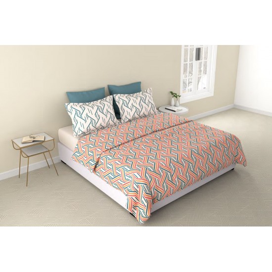 Raymond Home Vision 144 TC King Size Bedsheet with 2 Pillow Covers Raymond Home Vision 144 TC King Size Bedsheet with 2 Pillow Covers