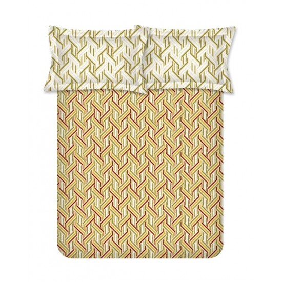 Raymond Home Vision 144 TC King Size Bedsheet with 2 Pillow Covers