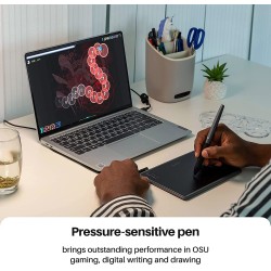 Huion H430P OSU Graphics Drawing Tablet with Battery-Free Stylus 4.8x3 inch Working Area 4 Press Keys Support Huion H430P OSU Graphics Drawing Tablet with Battery-Free Stylus 4.8x3 inch Working Area 4 Press Keys Support